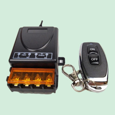 Công Tắc Điều Khiển Từ Xa 220V - 100M 30A: Công Suất Lớn, Xuyên Tường, Nút Học Lệnh - Hàng Loại 1