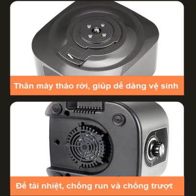 Máy Thái Rau Củ Quả Septree ANS-A5 Thương Hiệu Mỹ Công Suất Lớn 600W, Khay Chứa 7L, Năng Suất Cắt 300kg/giờ, Lát Cắt Mịn, Nhập Khẩu - BẢO HÀNH 1 NĂM, HÀNG NHẬP KHẨU