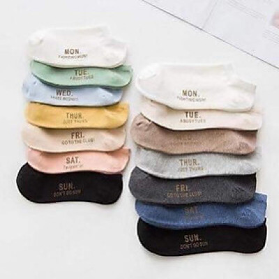 Combo  7 Đôi  tất tuần  Cho Nam ( Cổ Ngắn )