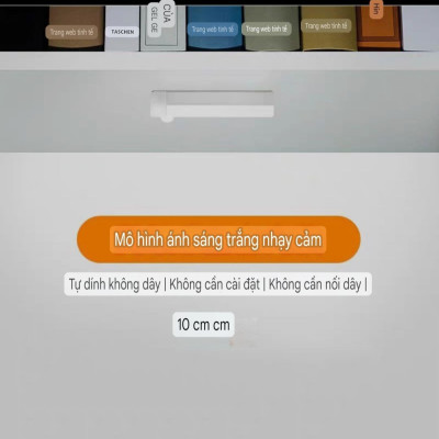 ĐÈN LED CẢM BIẾN THÔNG MINH KHÔNG DÂY 20CM - 2W GẮN TƯỜNG NGĂN TỦ BÀN ĐỌC SÁCH LỐI ĐI ĐÊM CHO NGƯỜI GIÀ NGƯỜI YẾU ĐÈN LED GẮN TƯỜNG CẢM BIẾN THÔNG MINH ĐA CHỨC NĂNG