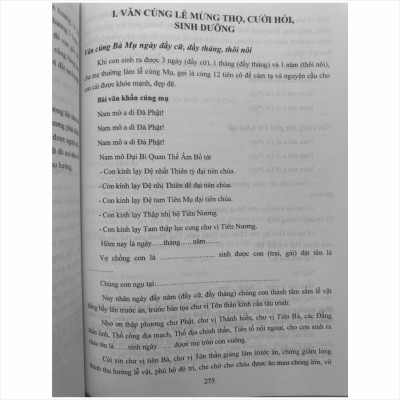 Tìm Hiểu Phong Tục, Nghi Lễ Thờ Cúng Của Người Việt & Các Bài Văn Khấn Thường Dùng - V2134D