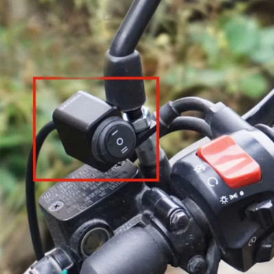 Công Tắc Đèn Trợ Sáng Gắn Chân Gương 3 Chế Độ Cốt Pha Chống Nước Cao Cấp