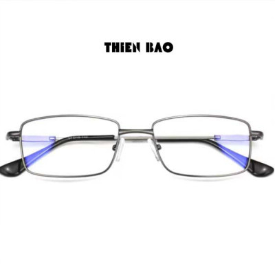 Kính viễn thị, kính lão thị trung niên toàn viền titanium siêu dẻo nhẹ bền KV60Đ tròng Nhật cho Nam nữ