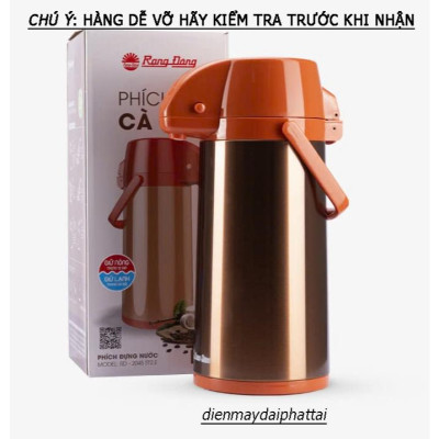 Phích đựng nước cao cấp nút ấn 2 lít RD-2045 ST2.E chính hãƞg Rạng Đông