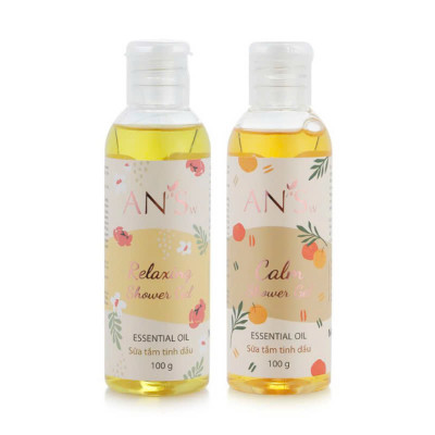 Hộp quà tặng combo 4 gel tắm AN