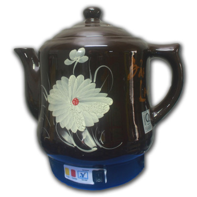 Ấm Siêu Sắc Thuốc Điện Tự Động Gốm Bát Tràng Bảo Long Phú Vinh Cao Cấp PV-368T (5 lít) - Màu Ngẫu Nhiên - Hàng Chính Hãng