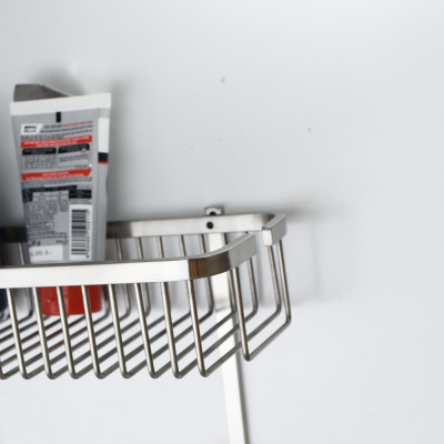 Giỏ để đồ 2 tầng chữ nhật tiện lợi inox 304 cao cấp Hiwin Y-207S kích thước 265*125*340