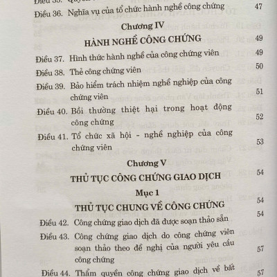 Luật Công Chứng Năm 2024