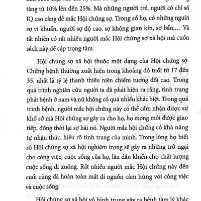 Ám Ảnh Sợ Xã Hội - Chạy Trốn Hay Đối Mặt (Tái Bản)