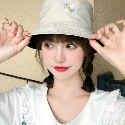 Mũ Vành Nhỏ, Mũ Bucket Hoa Cúc, Mũ Bucket Cụp Phong Cách Swag Siêu Xinh MD07