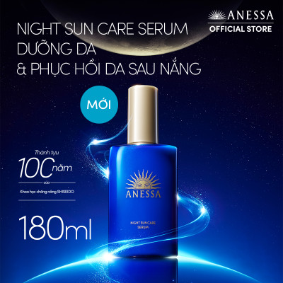 Bộ sữa chống nắng dưỡng da kiềm dầu bảo vệ hoàn hảo SPF50+ PA++++ 60ml và Serum dưỡng da và phục hồi da sau nắng 180ml Anessa
