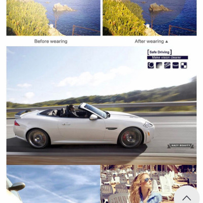 Kính râm thời trang chống nắng bảo vệ mắt tối đa