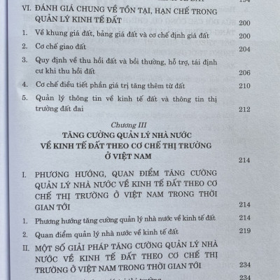 Sách - Quản Lý Nhà Nước Về Kinh Tế Đất Theo Cơ Chế Thị Trường Ở Việt Nam