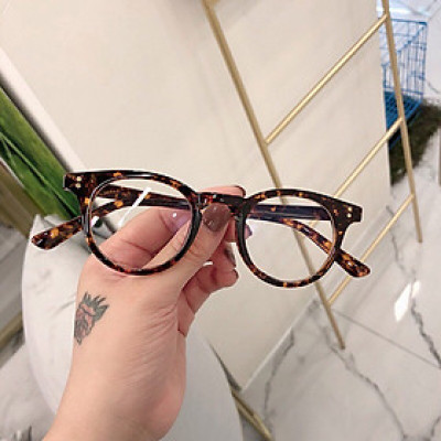 Gọng Kính cận, Kính giả cận Mắt tròn nhỏ retro cho Nam và Nữ + tặng tuavit Kính Xinh mini