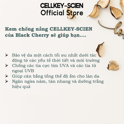 Combo 2 Kem Chống Nắng Tế Bào Gốc Kiềm Dầu Chống Nhăn Dưỡng Ẩm Trắng Da Cellkey-Scien Multi Perfect Sun Cream SPF50+PA++++ (100ml)