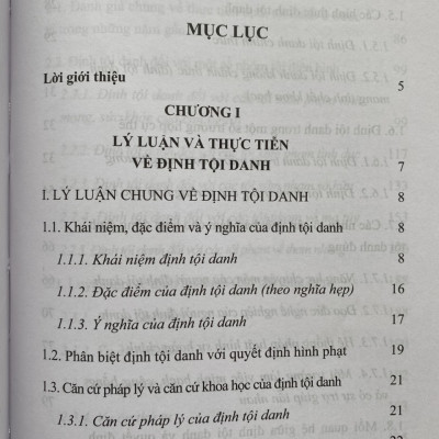 Định Tội Danh và Quyết Định Hình Phạt 