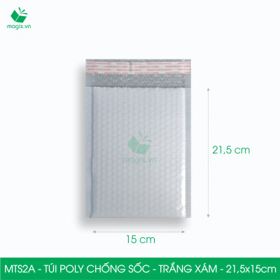 MTS2A MTS2AH - 21.5x15cm - COMBO 25 TÚI GÓI HÀNG CHỐNG SỐC BỌC BÓNG KHÍ - NHIỀU MÀU