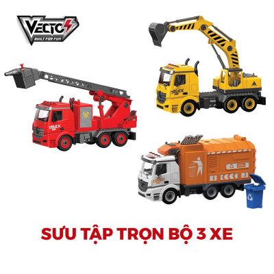 Đồ Chơi Lắp Ráp Vecto Diy Xe Thu Gom Rác VECTO VT9082A