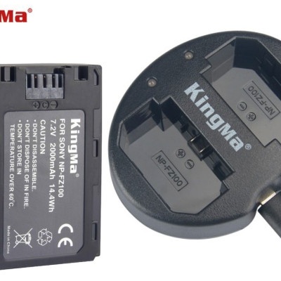 Combo 2 pin 1 sạc Kingma for Sony NP-FZ100 - Hàng chính hãng