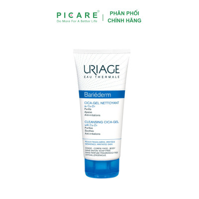 Gel Làm Sạch Dành Cho Da Kích Ứng Uriage Bariederm Cica Gel Nettoyant 200ml