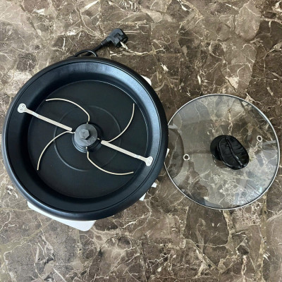 Máy rang hạt cà phê và các loại hạt tự động tích hợp điều chỉnh thời gian, thương hiệu Mỹ cao cấp Cafemasy SCR-300B - Hàng Nhập Khẩu