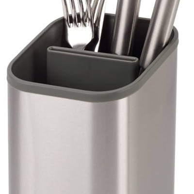 Dụng cụ để dao, thìa, dĩa Duo Steel Cutlery Drainer joseph joseph 851682 hàng chính hãng