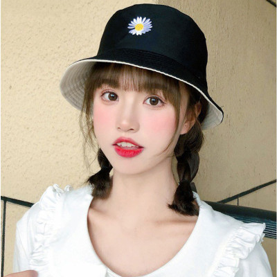 Mũ Vành Nhỏ, Mũ Bucket Hoa Cúc, Mũ Bucket Cụp Phong Cách Swag Siêu Xinh MD07