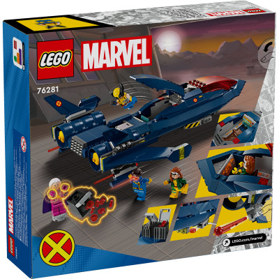 LEGO SUPERHEROES 76281 Đồ chơi lắp ráp Phi cơ Blackbird của X-Men (359 chi tiết)