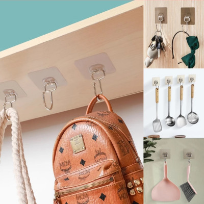 SET Móc Dán Tường INOX 304 Chịu Lực 5kg, Móc Dán Chịu Lực Loại Tốt, Tiện Dụng Gia Đình Và Văn Phòng. TakyHome 2214set