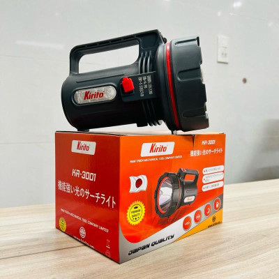 Đèn pin cầm tay thương hiệu Kirito nhật bản, chống nước , sử dụng bóng led, pin lion sáng 12h