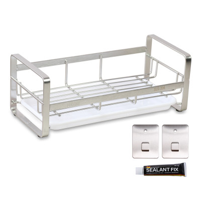 Kệ đựng dụng cụ rửa chén dán tường inox 304 Hobby Home Decor KRC6