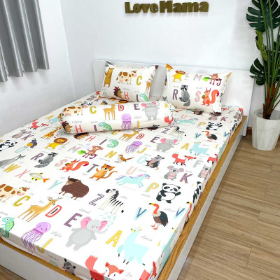 Ga chống thấm 3 lớp LoveMama không sột soạt không nóng mềm mại thoáng mát