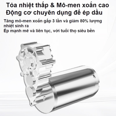 Máy ép dầu ăn thực vật nóng và lạnh dùng trong gia đình thương hiệu Anh Quốc cao cấp AOSIDA 999A - Công suất 1000W - Hàng nhập khẩu