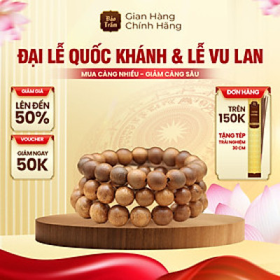 Vòng Trầm Hương 9 ly – 108 Hạt – Cao Cấp | Bảo Trầm – Chuỗi Trầm Tự Nhiên – Hương Thơm Dịu Nhẹ – Tĩnh Tâm Thiền Định