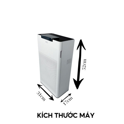 Máy lọc không khí tạo Ion âm Xiaomi OVIE OAP-3S lõi lọc HEPA 13 lọc 99.7% bụi mịn PM2.5, lọc phấn hoa, lông thú cưng - Hàng chính hãng