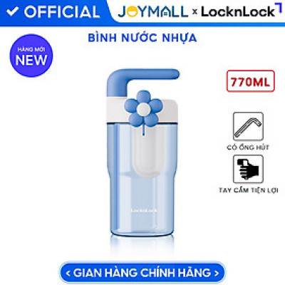 Bình Nước Nhựa LocknLock Handy Infuser Bottle ABF916 770ml, Hàng Chính Hãng, Có Ống Hút Và Tay Cầm - JoyMall