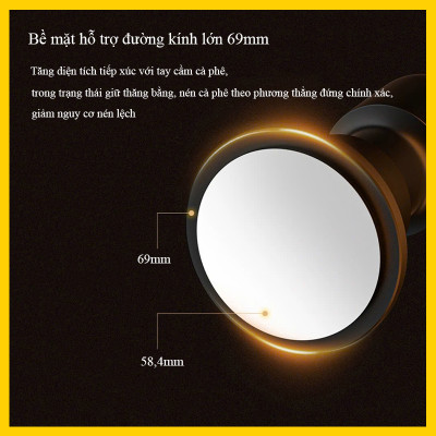 TAMPER TIMEMORE IMPULSE IMPACT | Tay nén cà phê espresso TIMEMORE