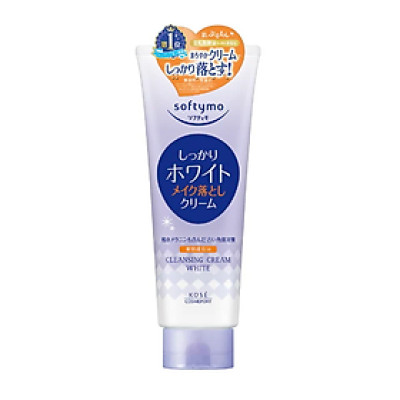 Kem Tẩy Trang Dưỡng Trắng, Dưỡng Ẩm Bổ Sung Hyaluronic Acid Softymo Cleansing Cream Kose Nhật Bản 210G