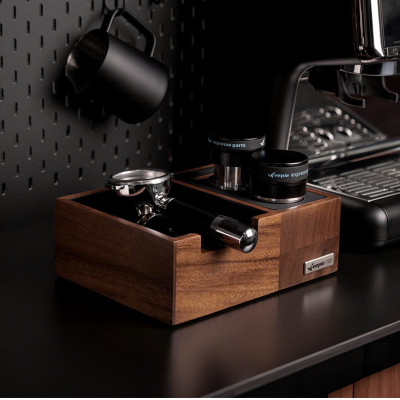 Feepie bàn đế nén cà phê đa năng gỗ óc chó Nam Mỹ