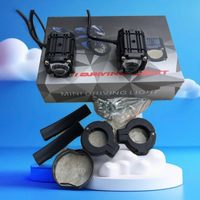 Đèn Trợ Sáng Xe Máy Ô Tô Bi Cầu 2 Màu Cốt Pha - Bản Đặc Biệt 4 Chế Độ, Mẫu Mới Hàng VIP: Ánh Sáng Đỉnh Cao