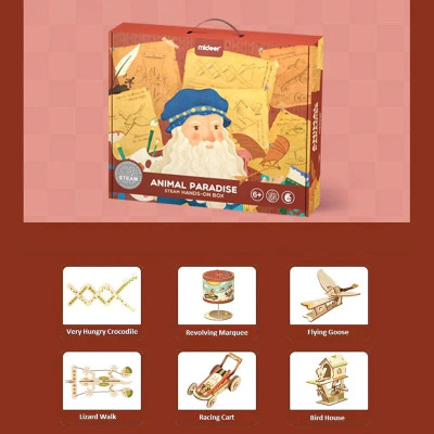 Đồ Chơi Khoa Học STEM Lắp Ráp Mô Hình - Mideer STEAM Hands-on Box