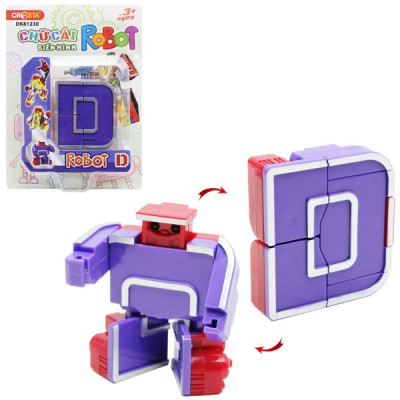 Đồ Chơi Lắp Ráp Biến Hình Robot Chữ Cái D - Cresta DK81230