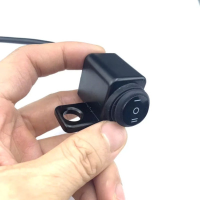 Công Tắc Đèn Trợ Sáng Gắn Chân Gương 3 Chế Độ Cốt Pha Chống Nước Cao Cấp