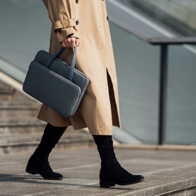 Túi Xách TOMTOC HER H21 Briefcase Premium Dành Cho Macbook 14 inch - Hàng Chính Hãng