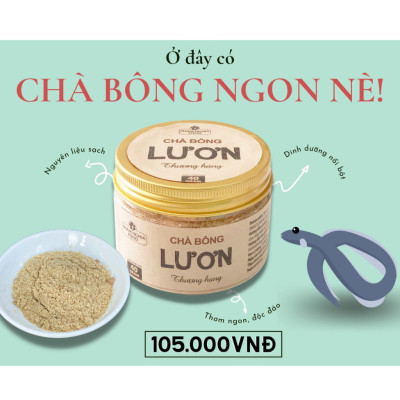 Chà bông lươn thượng hạng phamnghiafood Hũ 40gr - Ruốc lươn với 92.4% thịt lươn chuẩn VietGap