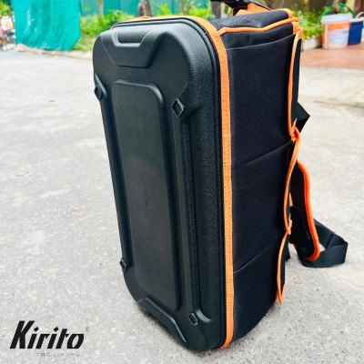 TÚI ĐỰNG ĐỒ NGHỀ CAO CẤP KIRITO NHẬT BẢN Nắp kéo chữ A màu cam đen