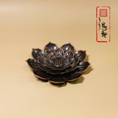 Đế Sen Cắm Nhang Không Tăm, Để Nhang Nụ, Nhang Vòng, Nhang Vân Mây Trầm Hương