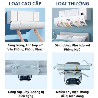 Tấm Chắn Gió Máy Lạnh, Chống Gió Điều Hòa Chuyển Hướng Gió Trực Tiếp Ngăn Bệnh Hô Hấp An Toàn Cho Trẻ Em Mẹ Bầu Legaxi