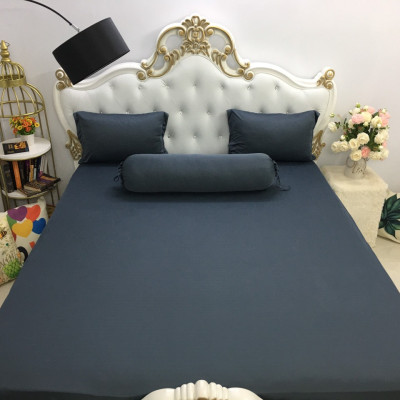 Bộ Drap gối  Thun Hàn Quốc 4 món { drap và 3 áo gối}