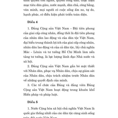 Hiến pháp nước Cộng hòa xã hội chủ nghĩa Việt Nam năm 2013 (sửa đổi, bổ sung năm 2025) - bản in 2025